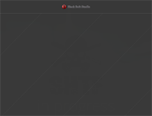 Tablet Screenshot of blackboltstudio.com